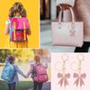 sourcing map Bow Keychain Keychains, Pendant Key Chain Keyring Bags Charm Backpack, Pink