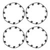 21 Inch Wheel Rim Protector atchHubcap Rim Patch for Performance 2021 2023 (Carbon Pattern Glossy Black) , hub cap