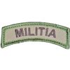 MILITIA NAME TAG ROCKER ARC TAB HOOK MULTICAM TACTICAL MORALE PATCH