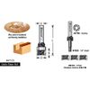 Amana Tool - 47626 1/4 Arbor For EZ-Change #47174