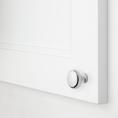 Baldwin 4706.BIN Classic 1-1/4 Inch Mushroom Cabinet Knob from The Estate Collection - Lifetime Satin Brass