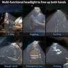 3X Waterproof COB Headlamp Night Buddy LED Sensor 230° Head Torch Headlight Lamp