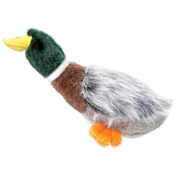 Grriggles Squawk Flock Dog Toys, 12" Mallard