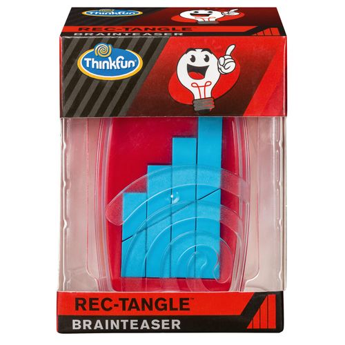 Think Fun Pocket Brainteasers - Rec-Tangle Puzzle Game and STEM Toy for Boys and Girls Age 8 and Up