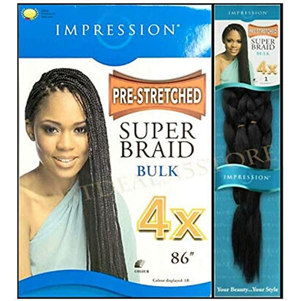 Impression Pre-Stretched Super Braid Bulk 4X (#1)