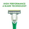 WILKINSON SWORD - Quattro Titanium For Men | Sensitive | 3 x Disposable Razors