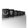 LITKO Ability Tokens | Keyword Counters Set| Compatible with Magic: The Gathering | MTG | Black
