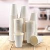GreenFeel 100 x 7oz/198ml Paper Cups White Single Wall - for Hot & Cold Drinks