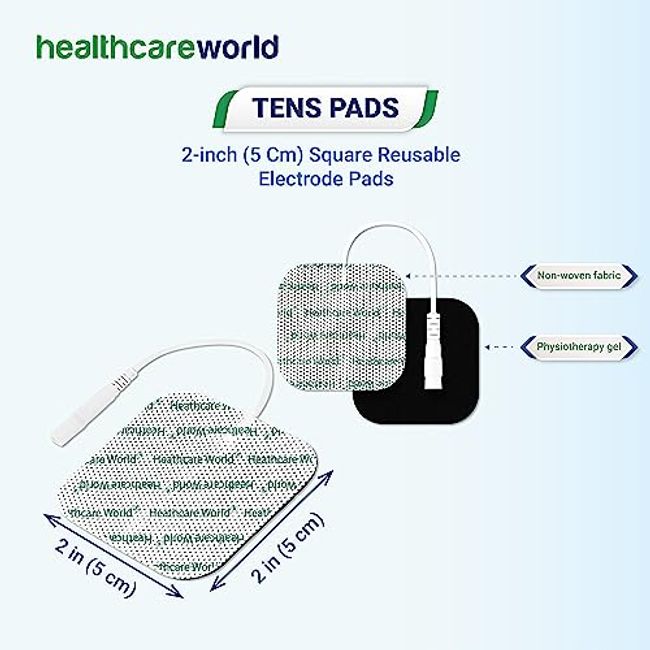 4 Round Tens Pads Self Adhesive Electrodes Healthcare World