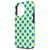 iPhone 13 Pro Canary Yellow Cobalt Blue Rounded Square Lozenge Pattern Smartphone Case
