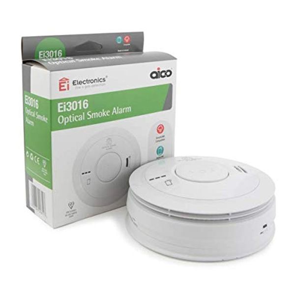 SD Fire Alarms Ei3016, 230 V, White