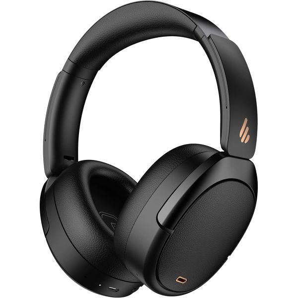 Edifier WH950NB Hybrid Active Noise Cancelling Headphones - LDAC Codec with Hi-Res Audio and Custom EQ via App after 55H Playtime with Foldable Wireless Over-Ear Bluetooth V5.3 Headphones - Black