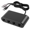 Jesiah Controller Adapter for GameCube Switch Wii U PC, 4 Port Game Controller Converter
