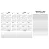 Ritadeshop 5 Year Calendar Planner Blue