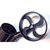 Keson 35" Inverted/Upside-Down Utility Marking Paint Wand, 4" Wheel & Trigger