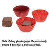 #5 Red Paper Candy Cup Cups 1000 Pack Candy Making Supplies