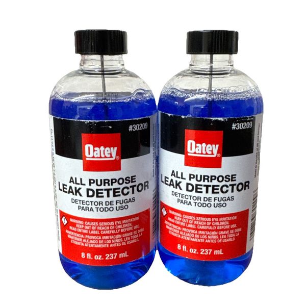 (2-PACK) OATEY 30209 8 FL. OZ. Each ALL PURPOSE LEAK DETECTOR