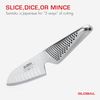 Global GS-90 5" Hollow Ground Santoku Knife