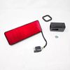2" Red Reflector Receiver Tow Hitch Brake Reverse Sequential Signal Light Cover