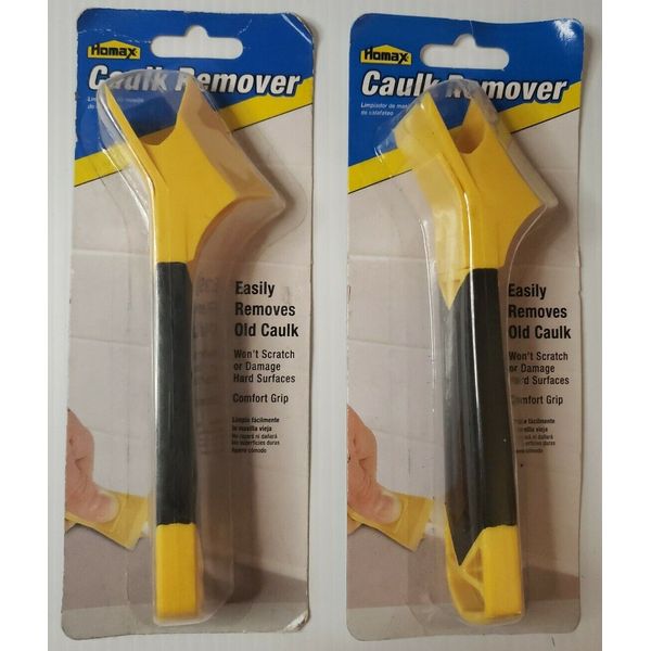 Lot of 2 Homax Caulk Remover with Comfort Grip 058551 FREE SHIPPING