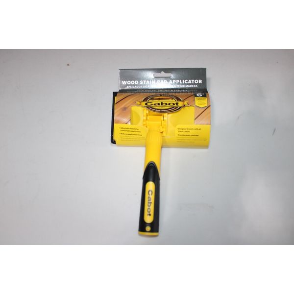 NEW! Cabot Wood Stain 6" Pad Applicator for Decks/Siding/Fences