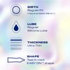 Durex Nude, Condoms, Regular Fit, 12s, Ultra Thin, Designed To Feel It All, With Silicone Lube