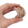 3 Pairs Silicone Ear Model, Soft Flexible Ears 3 Colors Artificial Reusable Novice Simulated 3D Nose and Mouth Model Display Prop Teaching Tool for Piercing Practice
