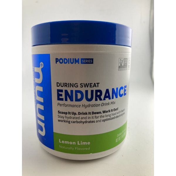 Nuun Endurance Hydration Drink Mix Podium series Lemon Lime 5/2025 during Sweat