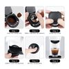 Coffee Capsule, Black Reusable Coffee Capsule Black Reusable Coffee Filter Cup Coffee Machine Accessory for
