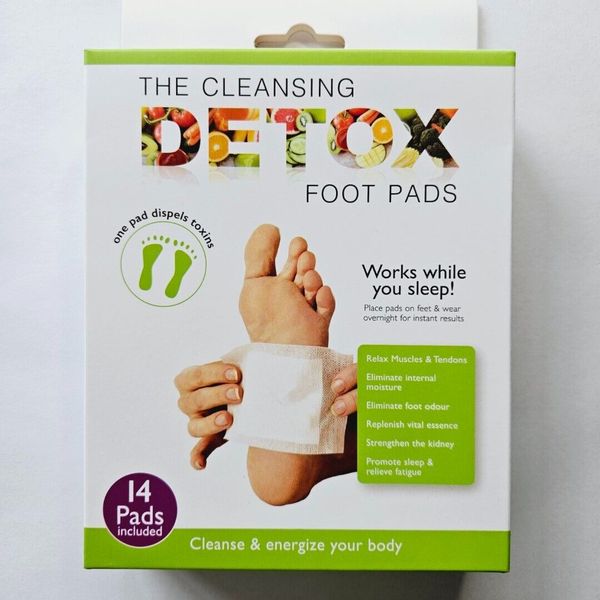 The Cleansing Detox Foot Pads 2 x 14 packs Natural Health Self Help