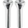 Supagat Chrome Flat Head Design Door Lock Knob Set Fits CLK700