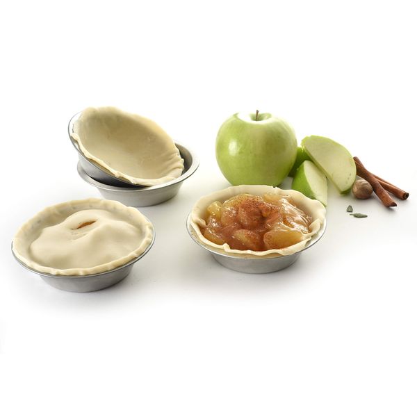 Norpro Set Mini Pie pan, 1 EA, Silver