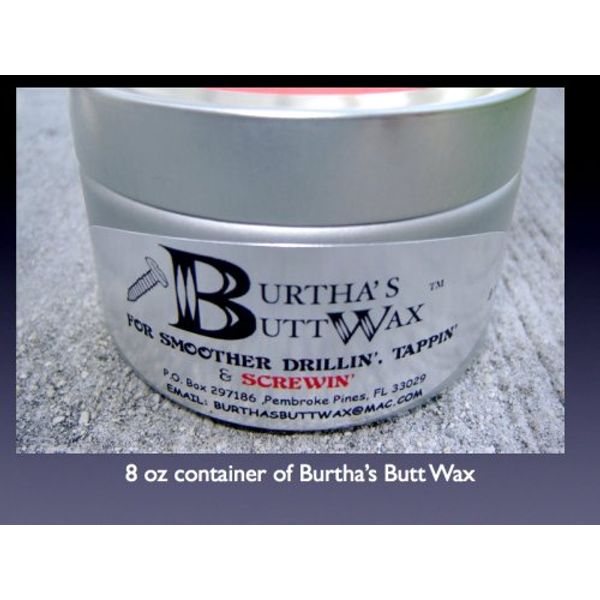 Burtha's Butt Wax 8oz.