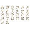 Crafts Accessories K16GP Gold Initial Charm (S)