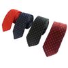 Retro Pin Spot Skinny Tie (Red (White Dot))