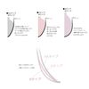 5 Different Sizes SET Grooved Soft Eyelash Curl Rod (183) (A Root Raise)