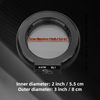 HengTianMei Stereo Microscope Touch Adjustable LED Ring Light Illuminator, for 7-45x Objective Lens Repair Microscope Light Source, USB Port