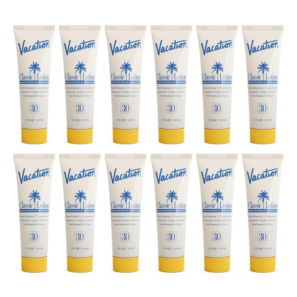 Mini Classic Sunscreen SPF 30, Water-Resistant, Bulk Suntan Lotion, Bachelore...