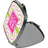 YouCustomizeIt Personalized Pink & Green Suzani Compact Makeup Mirror
