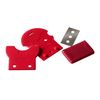 KUHN RIKON Swiss Hob Scraper with Protective Cover, Red