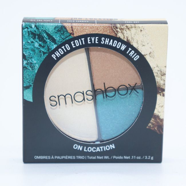 Smashbox Photo Edit Eye Shadow Trio On Location 0.11 oz - New - Fast US Shipping