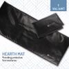 Valiant Fire Resistant Protective Hearth Mat - 98cm x 43cm