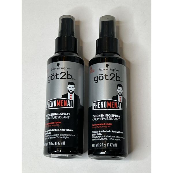 2 Pack, Schwarzkopf got 2b PhenoMENal Thickening Spray 5 fl oz