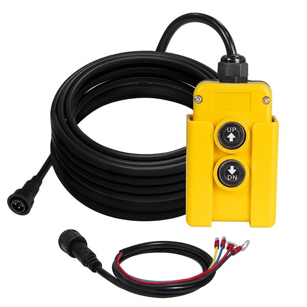 ECO-WORTHY 4 Wire Dump Trailer Remote Control Switch for Hydraulic Pump 12V... 