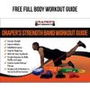 Green Exercise Bands Set with Variable Resistance for Strength Training and R...