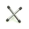 Jonny 8 Ball Chrome Cross & Bridge Rest Heads for Snooker or Pool