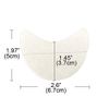100pcs Disposable Makeup Eye Pad Sticker Eye Shadow Stickers Grafted Tape for Eyelash extension, Eyelash perming, Eyelash tinting,Lip Makeup