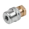 Tiardey Lock On AirChuck, Brass Stem, Large Bore Tire Valve, Quick Connect