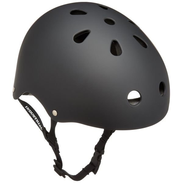 INDUSTRIAL HELMET Flat Black XL BW00580 BLK XL: Approx. 24.4 inches (62 cm) Skateboard Helmet