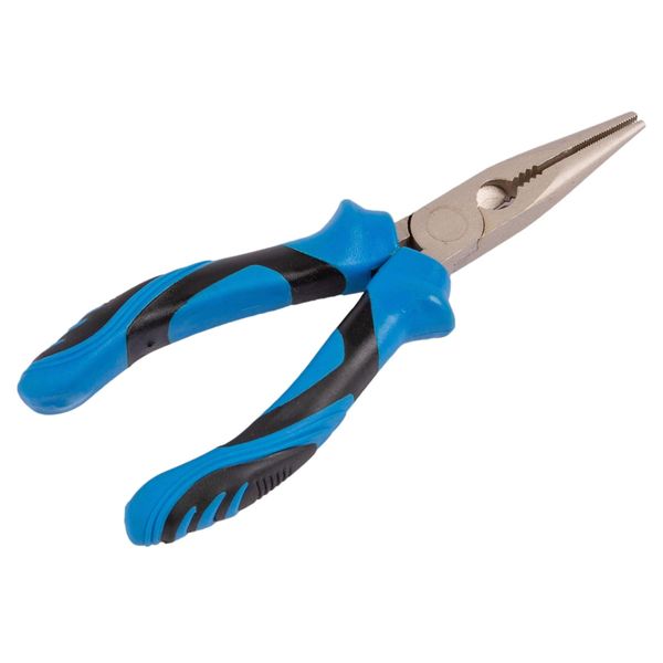 Pro User - Steel Long Nose Pliers - 15cm - Blue